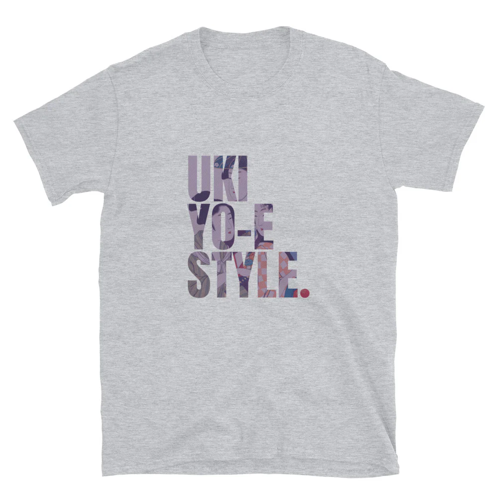 Ukiyo-e Style with Utamaro Kitagawa Three Beauties Short-Sleeve Unisex T-Shirt - Image 4