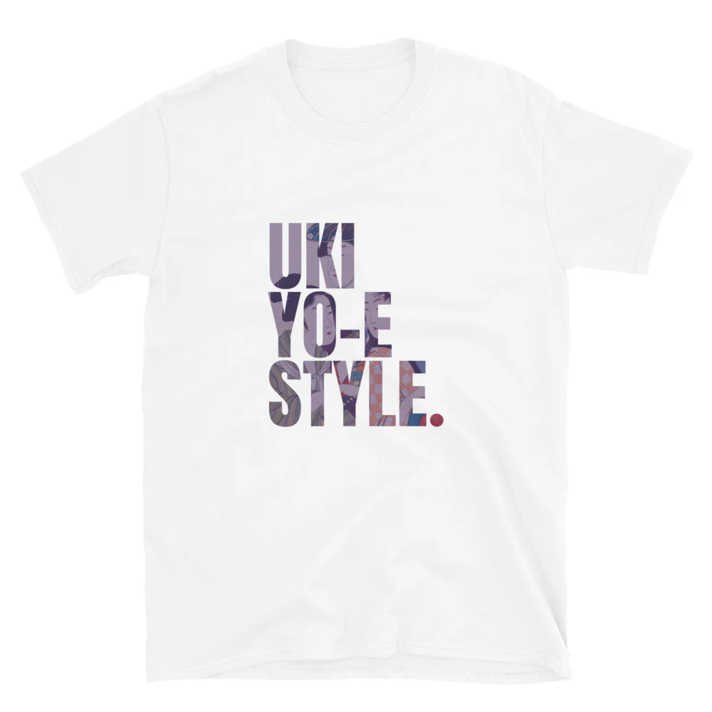 Ukiyo-e Style with Utamaro Kitagawa Three Beauties Short-Sleeve Unisex T-Shirt - Image 5